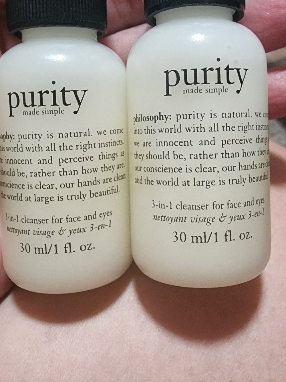 Philosophy Purity Made Simple 3-in-1 Cleanser Duo — White & Black Accents